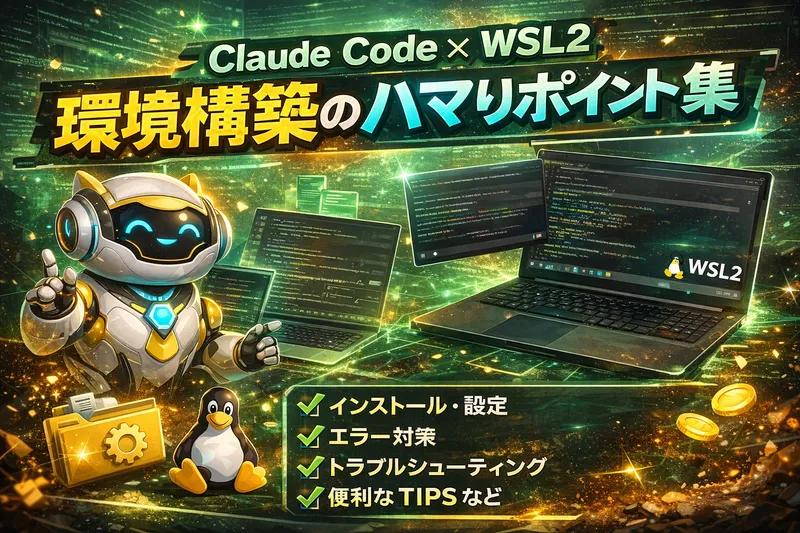 Claude Code × WSL2 環境構築のハマりポイント集