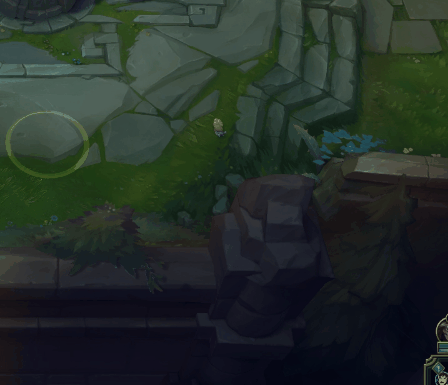 League of Legends の録画。マウス操作をしているのにカーソルが映っていない